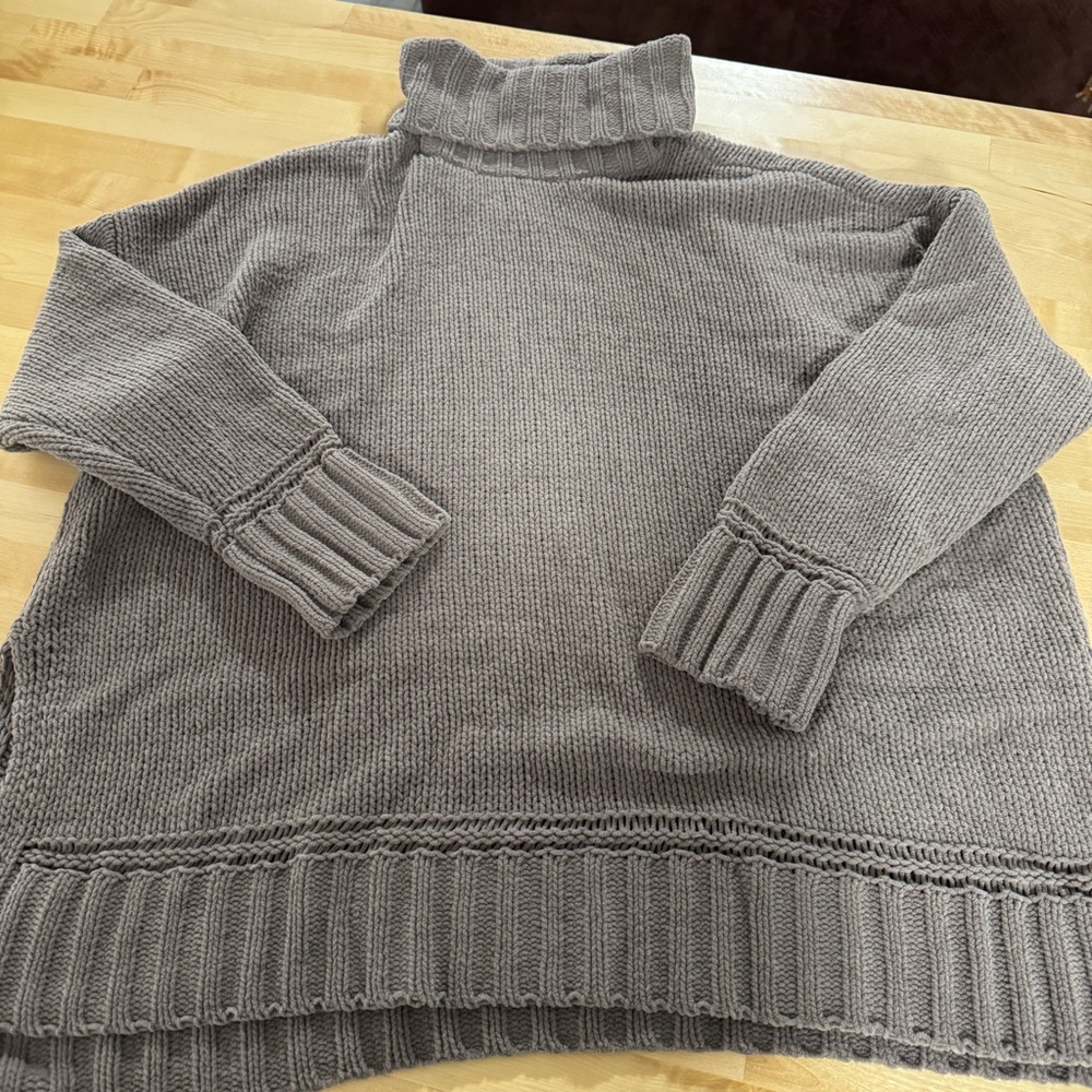 Aerie Tan Turtleneck Sweater